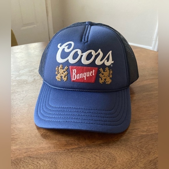 American Needle Coors Banquet Beer Patch Hat Valin Trucker Cap Snapback … - Picture 1 of 9